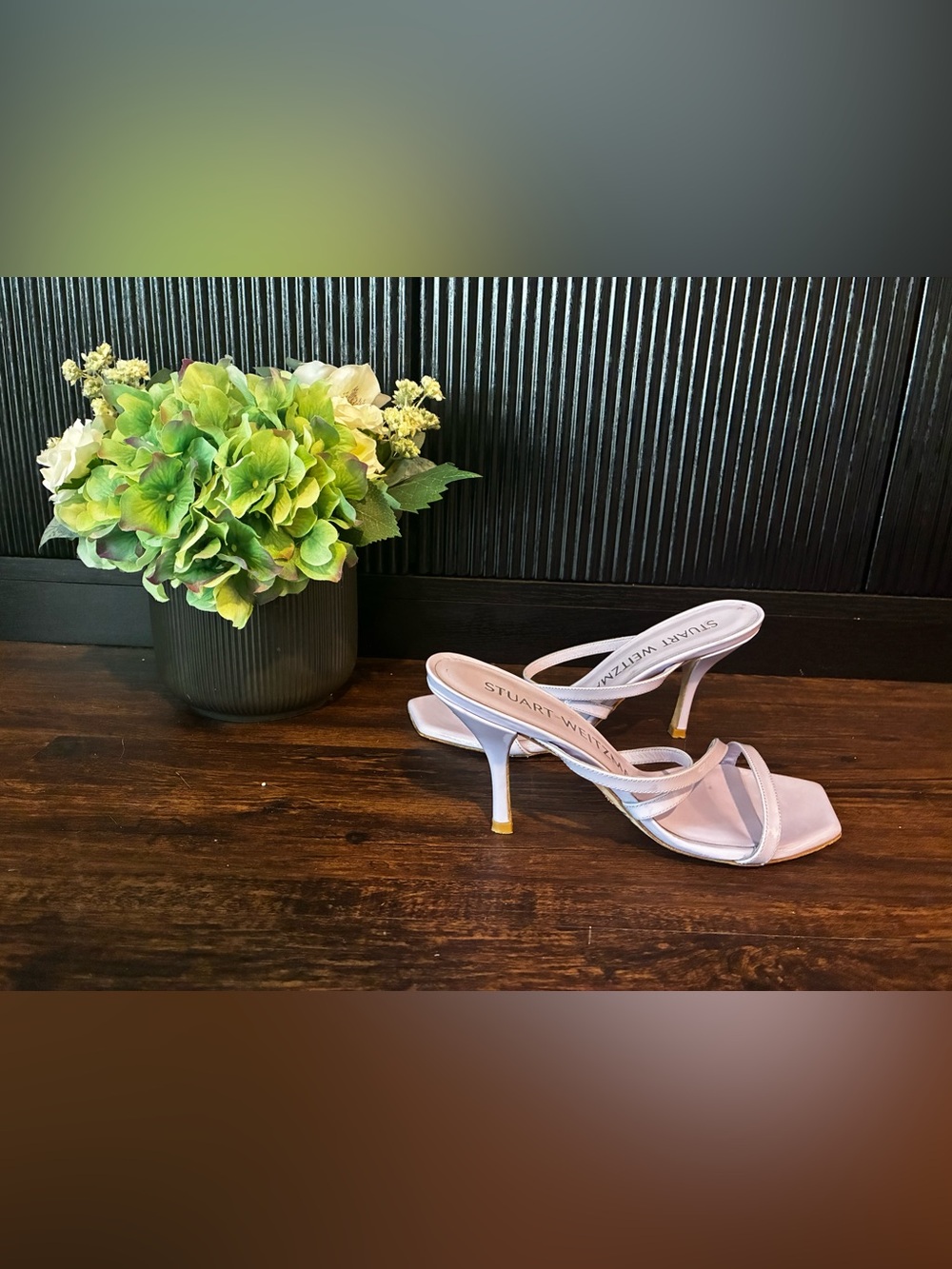 Stuart Weitzman Strapeze Astor Lavender Purple Strappy Sandals - Picture 3 of 5